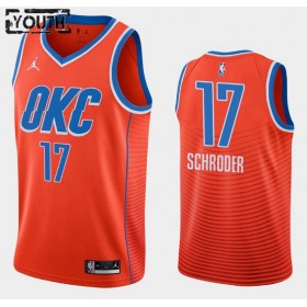 Canotte Bambino Oklahoma City Thunder Dennis Schroder 17 2020-21 Jordan Brand Statement Edition Swingman